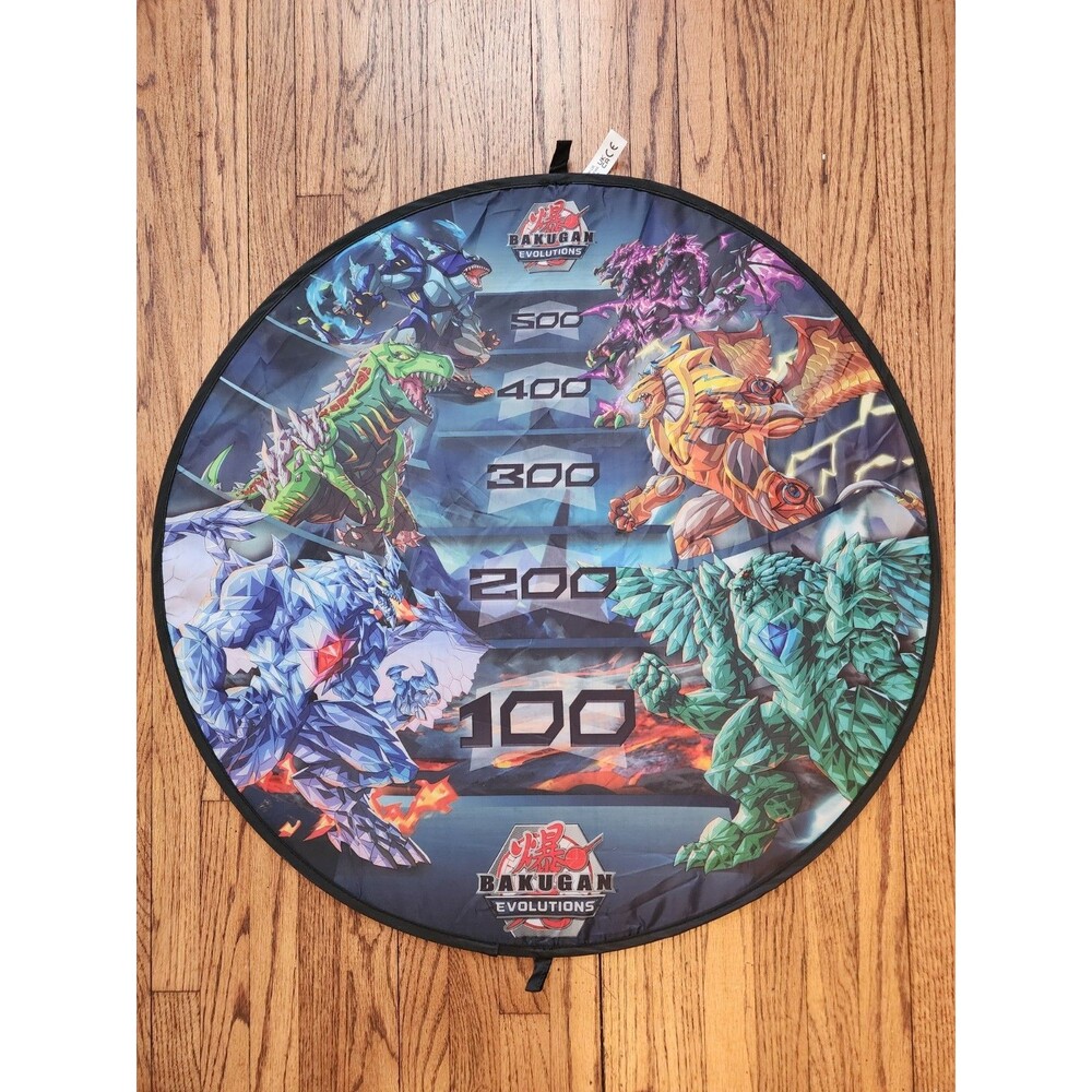 Bakugan Battle Brawlers Spin Master FOLDABLE Play Mat Saucer 24” - Excellent Con